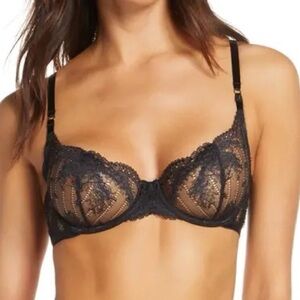 Women’s Natori Frenzy Black Underwire Bra